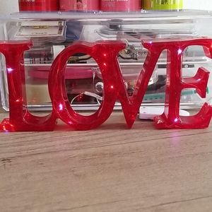 Resin word mold home decor